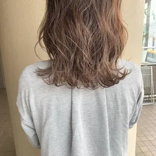 カラー 本町/新町/心斎橋 透明感カラーSANCのヘアスタイル