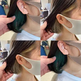 ミディアム カラー hair&eyelash Truth所属・Truth上谷綾子/ 名古屋市北区/黒川駅のヘアスタイル