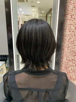 ショート GO TODAY シェアサロン 銀座Arc店所属・デジタルパーマ🫧 韓国風ヘア🫧サクラのヘアスタイル