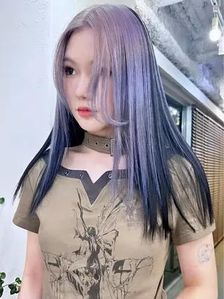 カラー hinata/ ハイトーンカラー🪽のヘアスタイル