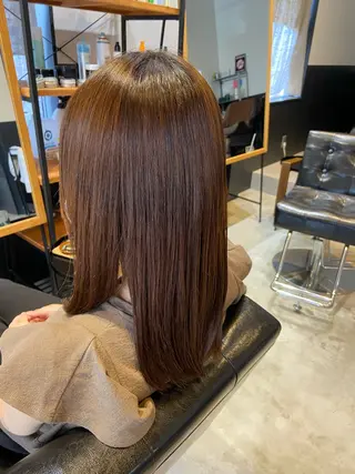 セミロング hair salon TOKUNAGA所属・💫縮毛矯正/ カット💫徳永あい子のヘアスタイル