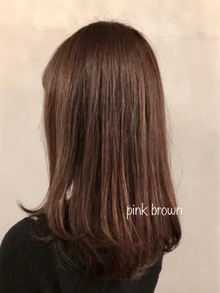 セミロング カラー ヘアアレンジ 🌿AMANE🌿 sakiのヘアスタイル