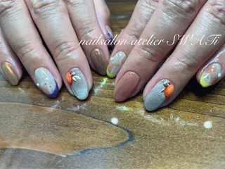 ネイル ヘアーサロン大野所属・nailsalon SWATiのネイルデザイン
