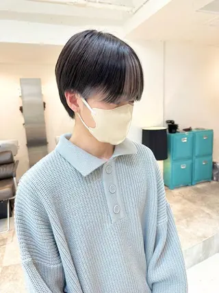 ショート カラー メンズ kai .のヘアスタイル