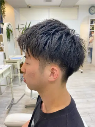 メンズ ⭐️透明感カラー/ パーマ⭐️宮野翔のヘアスタイル