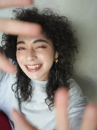 パーマ china/ボブ/ ブリーチカラーのヘアスタイル