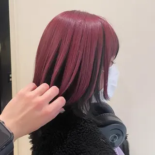 ミディアム カラー shiho/名駅 💎ケアブリーチ◎のヘアスタイル