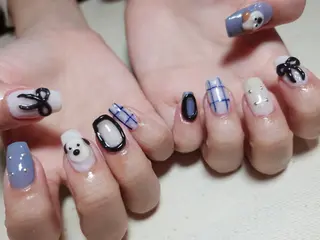 ネイル 💜bora .のネイルデザイン