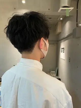 ミディアム カラー メンズ しのはら まどかのヘアスタイル