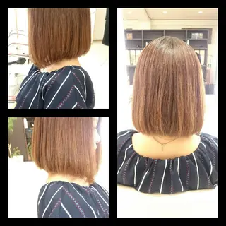 ミディアム キンジョウ エナミのヘアスタイル