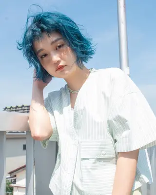 ショート カラー EMANOA所属・前田 敬太のヘアスタイル
