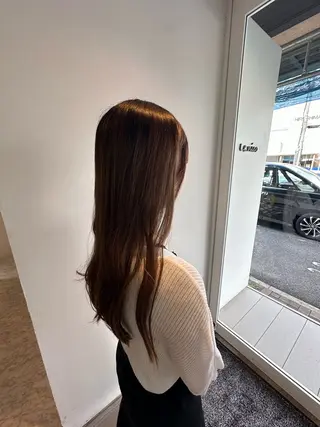 ロング 山口 虹羽のヘアスタイル