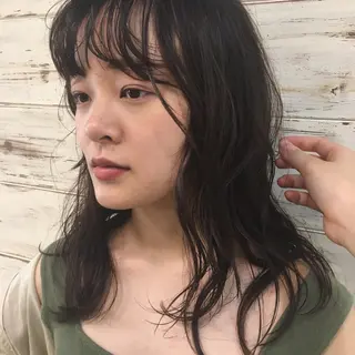 ロング イチカワ ミオ/ minim hairのヘアスタイル