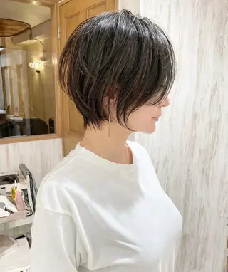 ショート おのだ あやなのヘアスタイル