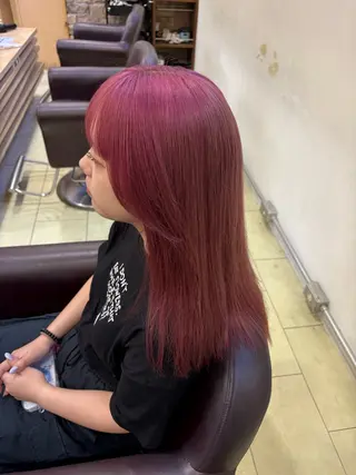 ロング カット🇰🇷毛流れ パーマ/ジュンエイのヘアスタイル