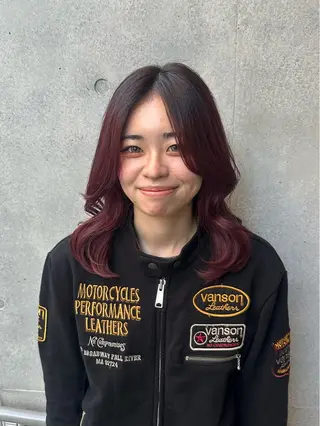 ミディアム カラー 垢抜けカラー kira🌛のヘアスタイル