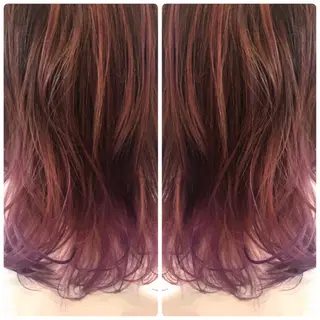 ロング カラー ルービック 梅田茶屋町店のヘアスタイル