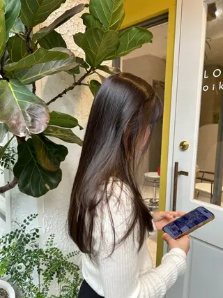 ミディアム カラー LOVEST OIKE所属・LOVEST  井上 亜未/ 暖色のヘアスタイル