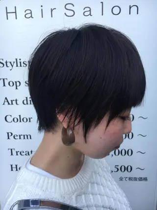 ショート 永井 大希のヘアスタイル