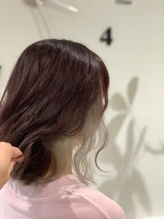 ミディアム カラー 松吉 純平のヘアスタイル