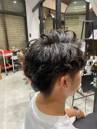 ショート パーマ わたなべ りょうのヘアスタイル