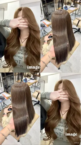 ロング カラー Ouka/Wカラー/ 大人艶カラーのヘアスタイル