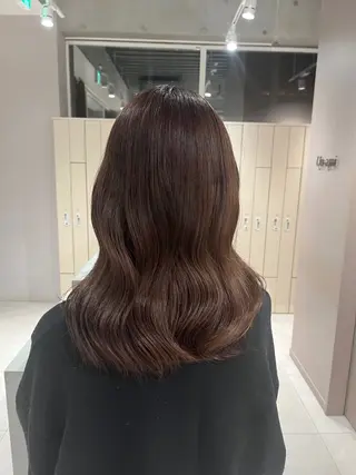 カラー ばんちなつ / ボブ/透明感カラーのヘアスタイル
