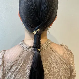 ロング ヘアアレンジ 久保田 茜のヘアスタイル