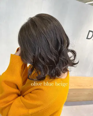 ミディアム カラー レイヤー/髪質改善/ 美髪矯正/手塚凌のヘアスタイル