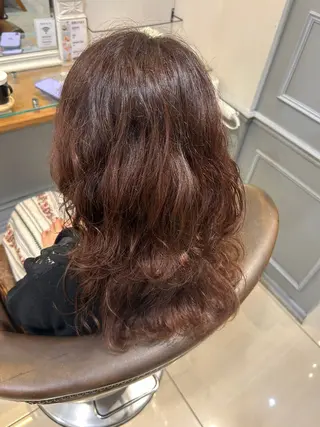 セミロング IRICO たまプラーザ所属・韓国ヘアー🇰🇷 MIWAのヘアスタイル