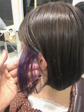 ショート カラー マンツーマン/透明感 foi hairのヘアスタイル