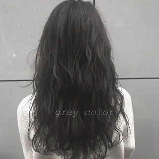 ロング カラー 渋谷ブリーチカラー 韓国ヘアyuikoのヘアスタイル