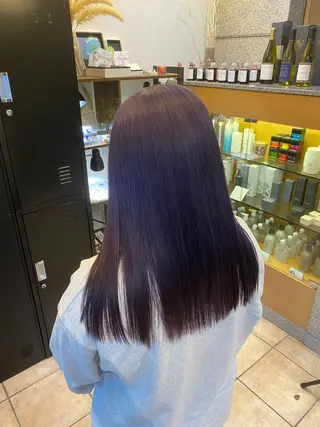 ロング カラー 西田辺/ タカスナオヤのヘアスタイル