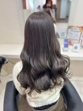 ロング カラー 🤍韓国大人っぽ ベージュMAI🤍のヘアスタイル