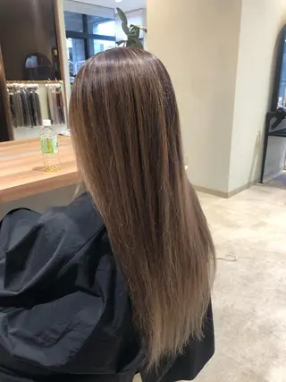 ロング カラー 💎エクステ専門店 BIZE梅田🇰🇷のヘアスタイル