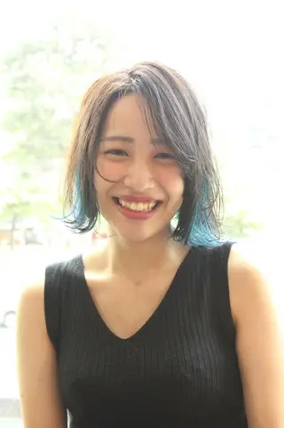 ミディアム カラー 高橋 誉幸のヘアスタイル