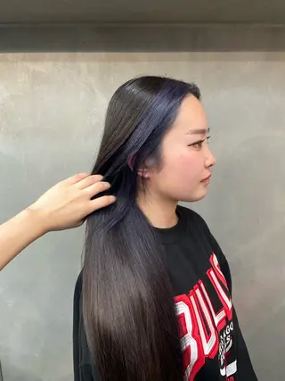 ロング カラー TNB TOKYO所属・Insta 指名 No.1KURUMIのヘアスタイル