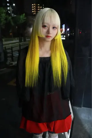 ロング カラー 🧡色落ちまで2度綺 麗なカラー🧡ヨシキのヘアスタイル