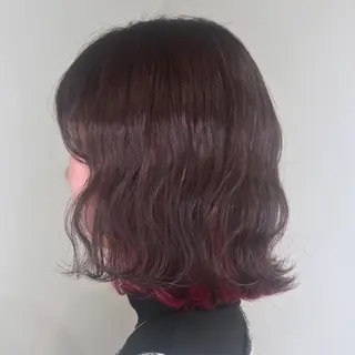 セミロング カラー 似合わせ提案サラ艶♡ 彩華のヘアスタイル