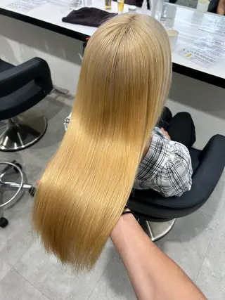 ロング カラー エフェクトブリーチ／ 翔のヘアスタイル