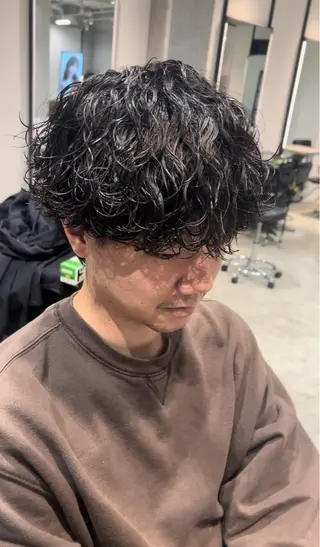 パーマ メンズ メンズカット/柏/韓 国/メンズパーマ航太のヘアスタイル