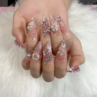 ネイル 🎀 Lemode ワンホンネイル🎀のネイルデザイン