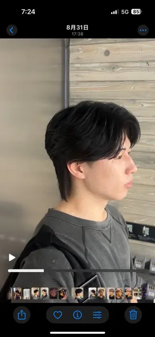 メンズ アイブロウ RAD noel RYOのヘアスタイル