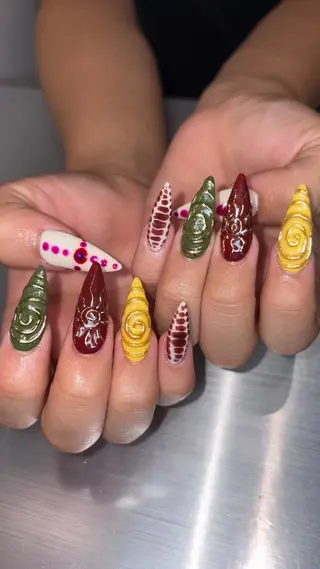 ネイル 👽個性派ネイル🎀 komachiのマツエク・マツパデザイン