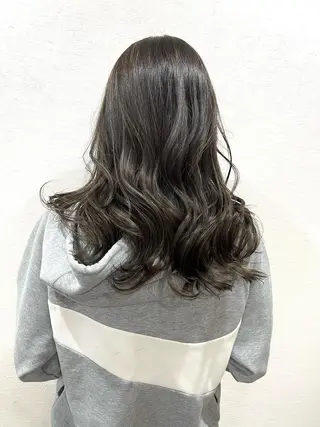 セミロング カラー 高野響生 /透明感カラーのヘアスタイル