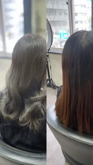 カラー BIZE 💚りょうか💚のヘアスタイル