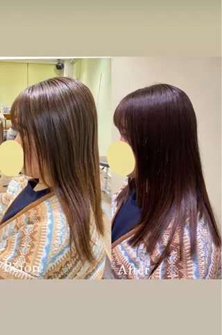 セミロング カットモデル募集💎 YURA🌷🫧のヘアスタイル