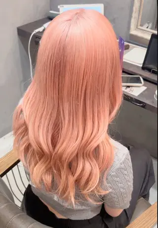 ロング カラー ハイトーン、カラー 特化⟡.·すわ☁️のヘアスタイル
