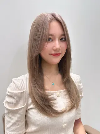 ロング カラー 石戸谷　海斗/韓国 レイヤー/艶カラーのヘアスタイル