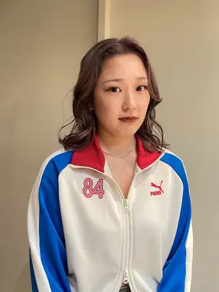 ミディアム ハナ🌼 梅田/ボブ/パーマのヘアスタイル